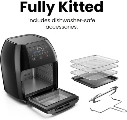 Multifunctional Digital Air Fryer - Rotisserie, Dehydrator, Convection Oven